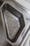 拜杰304不锈钢水槽过滤架 厨房水池洗碗池剩菜残渣沥水篮三角沥水架  实拍图