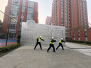 昊燁（HAO YE）安保器材八件套防暴盾牌鋼叉防刺服幼兒園安防反恐器械防爆套裝 防暴盾牌【圓形】 曬單實拍圖