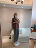 MARY JSTNI透氣老爹鞋女2025新款厚底百搭休閑運(yùn)動(dòng)小白增高春夏透氣休閑鞋 HKBS漸變白藍(lán) 【皮面單里】 34 曬單實(shí)拍圖