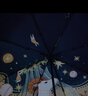 紅葉（Hong Ye）遮陽(yáng)傘三折防曬傘upf50+晴雨兩用黑膠防紫外線太陽(yáng)傘女小黑傘2626 仰望星空 曬單實(shí)拍圖