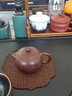 古悅堂宜興原礦紫砂壺小品西施壺 茶具套裝 家用泡茶壺紫朱泥  呈祥獻瑞 曬單實(shí)拍圖