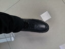 強人3515運動(dòng)皮鞋男冬季保暖棉皮鞋頭層牛皮高幫厚底休閑羊毛鞋 黑色 43 曬單實(shí)拍圖