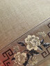 駱易家（Lorica）新中式抱枕靠墊床上靠背墊客廳沙發(fā)大抱枕沙發(fā)靠墊靠枕床頭靠背 麻色-國色芳華(多麗絲麻) 45cm*45cm 含枕芯 【提花織帶】 曬單實(shí)拍圖