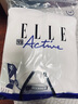 ELLE ACTIVE時(shí)尚棒球領(lǐng)運(yùn)動(dòng)休閑外套女裝早春百搭通勤精致防風(fēng)保暖夾克女 白色 L 曬單實(shí)拍圖