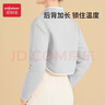佳韻寶（Joyourbaby）產(chǎn)婦月子服護(hù)肩衣睡衣產(chǎn)后哺乳衣產(chǎn)婦外出喂奶衣氣家居服 優(yōu)雅灰 均碼 曬單實(shí)拍圖