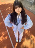 燦圖美式潮流毛領撞色棉衣服女秋冬季寬松保暖小個子慵懶外套棉襖子 藍色 M 曬單實拍圖