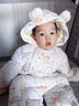 歐孕（OUYUN）嬰兒棉服寶寶秋冬衣服保暖外出服加厚連體衣夾棉冬裝哈衣爬服 萌小鹿【加絨加厚10至-5°C】 100cm 曬單實(shí)拍圖