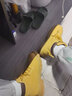 三利泰（SANLITAI）特大碼馬丁靴男款秋季高幫鞋真皮工裝登山中幫靴子男士大黃靴英倫 0130姜黃色 47 曬單實(shí)拍圖