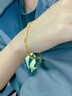 中國黃金（CHINA GOLD）黃金手鐲女士足金三生三世鐲子金手飾品結婚生日新年禮物送老婆 三生三世手鐲 約8.5g 曬單實(shí)拍圖
