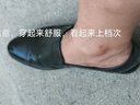 蜘蛛王涼皮鞋男夏季男士真皮商務(wù)正裝鞋鏤空透氣套腳工作男鞋新郎婚鞋子 黑色套腳【夏季新品2】 41 (255mm) 曬單實(shí)拍圖