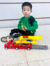 宝乐星儿童玩具男孩变形弹射大卡车收纳折叠轨道运输车3-6岁生日礼物 实拍图