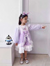G.duck時(shí)尚裙子女童公主裙秋冬連衣裙三麗鷗衣服兒童洛麗塔庫洛米春夏 紫色庫洛米 100碼建議身高90-100cm3-4歲 曬單實(shí)拍圖