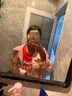 半繪燈芯絨牛仔外套女秋季新款2025休閑夾克女裝短款條絨小個子純色上 紫色 M 80100 曬單實(shí)拍圖
