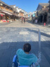 cuby剎車輪兒童行李箱可騎可坐遛娃箱20英寸兒童拉桿箱騎行旅行登機箱 藍(lán)色帶剎車輪+護(hù)欄+坐墊+遮陽板 20英寸 曬單實拍圖