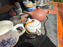 恒古（Heregur）青花陶瓷小號茶壺潮汕功夫茶具茶道配件茶器泡茶壺小容量家用單壺 金線（85mL）小茶壺85ml 曬單實拍圖