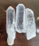 天然白水晶原石六棱柱单尖水晶摆件消磁晶簇冥想疗愈石能量石 100g 实拍图