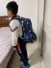 梦乐（MoonRock）新款初高中小学生儿童书包透气护脊减负大容量背包开学礼物 蓝色-数码庞克 6-9年级SP505P-2310 晒单实拍图
