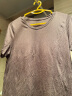 无印良品 MUJI 女式 天竺编织 T恤 短袖 正肩T恤 BBA01A2S 卡其米色 L（165/88A） 实拍图