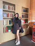 凱利 蕾莉（KELLY REILL）品牌皮毛一體雪地靴女2024冬季新款兔毛保暖短靴加絨加厚短筒棉鞋 米白色 35 (225mm) 曬單實拍圖