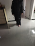 皮爾卡丹（pierre cardin）羽絨服女長(cháng)款過(guò)膝2025新款冬季外套連帽韓版印花字母加大碼200斤 黑色 XL125-140斤 曬單實(shí)拍圖
