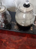 敘拉 自動(dòng)上水電熱水壺【底部上水 37*20cm】茶臺燒水壺玻璃茶具煮茶器電茶壺功夫茶具電茶爐煮水壺 1L 容量663黑色玻璃 +C02 曬單實(shí)拍圖