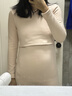 穎瞳哺乳秋衣加絨加厚保暖打底上衣產(chǎn)后哺乳喂奶冬季孕婦秋衣秋褲套裝 膚色【單件上衣】 加厚羊羔絨 L（80-130斤） 曬單實(shí)拍圖