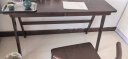 家逸 实木书桌电脑桌书房学习桌学生写字桌简约办公桌子胡桃色1.2米 实拍图