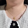 蔓笙在逃公主項(xiàng)鏈女士2025新款仿沙金鎖骨鏈生日情人節(jié)520禮物送女友 項(xiàng)鏈【精美禮盒】 曬單實(shí)拍圖