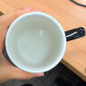 拜杰马克杯咖啡杯牛奶杯早餐杯带勺盖情侣茶杯男女大容量水杯420ML 晒单实拍图