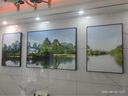 靈俞客廳裝飾畫(huà)沙發(fā)背景墻掛畫(huà)現(xiàn)代輕奢大氣山水三聯(lián)畫(huà)自然風(fēng)景壁畫(huà) R款桂林山水 邊50*70中間100*70 (適合3米沙發(fā) 曬單實(shí)拍圖