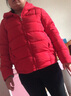 尚濤棉服女短款2024新款秋冬面包服韓版寬松加厚連帽棉襖外套女 紅色 2XL 建議120-130斤 曬單實(shí)拍圖