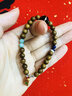 西靈逍閣金絲楠木轉運珠手鏈女時(shí)尚兒童串珠平安虎頭鞋吊墜手環(huán)禮物 金絲楠木手串 曬單實(shí)拍圖