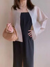 北杳女士夏季真絲防曬衣桑蠶絲防曬衣女士襯衫夏季新款法式上衣高級感 杏色上衣 XL 曬單實拍圖