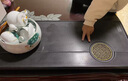 源韻 烏金石茶盤排水家用2023新款茶臺辦小型茶盤石板 可定制嵌入式 80*35*3cn 曬單實拍圖