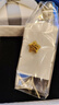 鑫誠盛3D硬足金999黃金 串珠 烤漆幸運星星 五角星情侶手鏈 單個(gè)幸運星約0.9g（不含繩） 曬單實(shí)拍圖