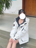 鴨鴨（YAYA）羽絨服男短款2024年冬季新款戶外工裝保暖加厚外套HG 卡其色YE4B010125W L 175/92A 曬單實(shí)拍圖
