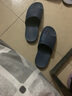 始豐孕婦老人防滑拖鞋女男夏季室內(nèi)浴室拖鞋洗澡厚底情侶居家居涼拖鞋 藏青 46-47 (適合45-46) 曬單實(shí)拍圖