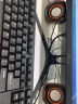 HYUNDAI现代 Q2 电脑音响音箱 多媒体迷你小音箱礼品笔记本家用桌面网课有线低音炮USB台式机扬声器 黑橙 实拍图