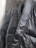 Colombass PU软皮羽绒服男冬季新款男士短款连帽潮牌潮流加厚保暖冬装外套 黑色(升级款） L(建议115-130斤) 实拍图