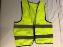 首盾反光背心反光衣建筑施工地工程交通馬甲工作服安全服定制logo印字 雙腰拉鏈款-熒光黃 曬單實拍圖