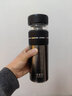 水宜生茶水分離杯鈦杯純鈦保溫杯男士高檔雙層真空泡茶杯車載商務(wù)水杯 紳士黑【弱堿水杯】 400ml 曬單實拍圖