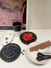 四伴餐具整套輕奢高級(jí)感家用陶瓷碗盤(pán)餐具高顏值碗筷碗碟搬家禮物 4人食配湯碗【禮盒裝】 18件套 曬單實(shí)拍圖
