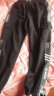 卡帝乐鳄鱼（CARTELO）裤子男士工装裤春夏季休闲裤男小脚束脚裤男裤长裤 黑色 2XL 实拍图