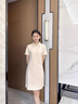 AEMAPE小香風(fēng)POIO連衣裙女2025夏新款時(shí)尚優(yōu)雅簡(jiǎn)約休閑顯瘦小個(gè)子裙子女 皮粉色 L 建議105-115斤 曬單實(shí)拍圖