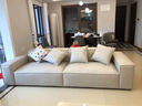 以友奶油風(fēng)沙發(fā)現(xiàn)代簡約布藝沙發(fā)客廳小戶型科技布直排三人位沙發(fā) 科技布面料【海綿坐包】坐感適中 腳踏70*80 曬單實(shí)拍圖