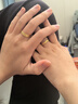 金至尊（3D-GOLD) 黃金戒指情侶對(duì)戒相擁999足金婚戒結(jié)婚男女款活口生日禮物計(jì)價(jià) 男戒6.36克-R124003521 曬單實(shí)拍圖
