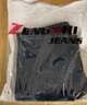 增致牛仔（ZENGZHI）增致牛仔褲男新品秋冬中腰小直筒顯瘦舒適微彈時尚貓須牛仔長褲 928010藍黑色 34 曬單實拍圖