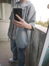 gxmy冰絲連帽短袖t恤男士休閑套裝夏季薄款衣服男裝痞帥穿搭配三件套 灰色外衣+棉短T+黑褲 XL 曬單實(shí)拍圖