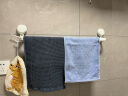 太力免打孔毛巾架杆浴室置物架厕所卫生间浴巾架铝合金吸盘挂架 长款 实拍图
