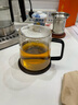 ORTOR手柄杯玻璃杯帶把泡茶杯防燙辦公杯實(shí)心手柄水杯子 木蓋BOSS杯 曬單實(shí)拍圖